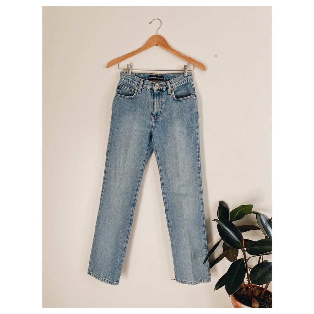 Vintage High-waisted Express Jeans